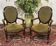 Paire de fauteuils Napoléon III XIXème en acajou