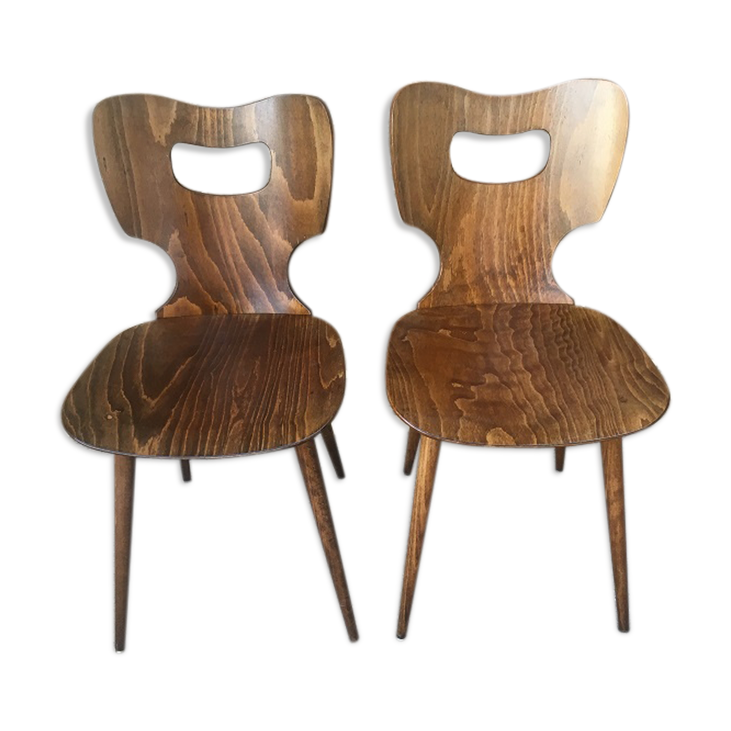 Set of two Baumann chairs