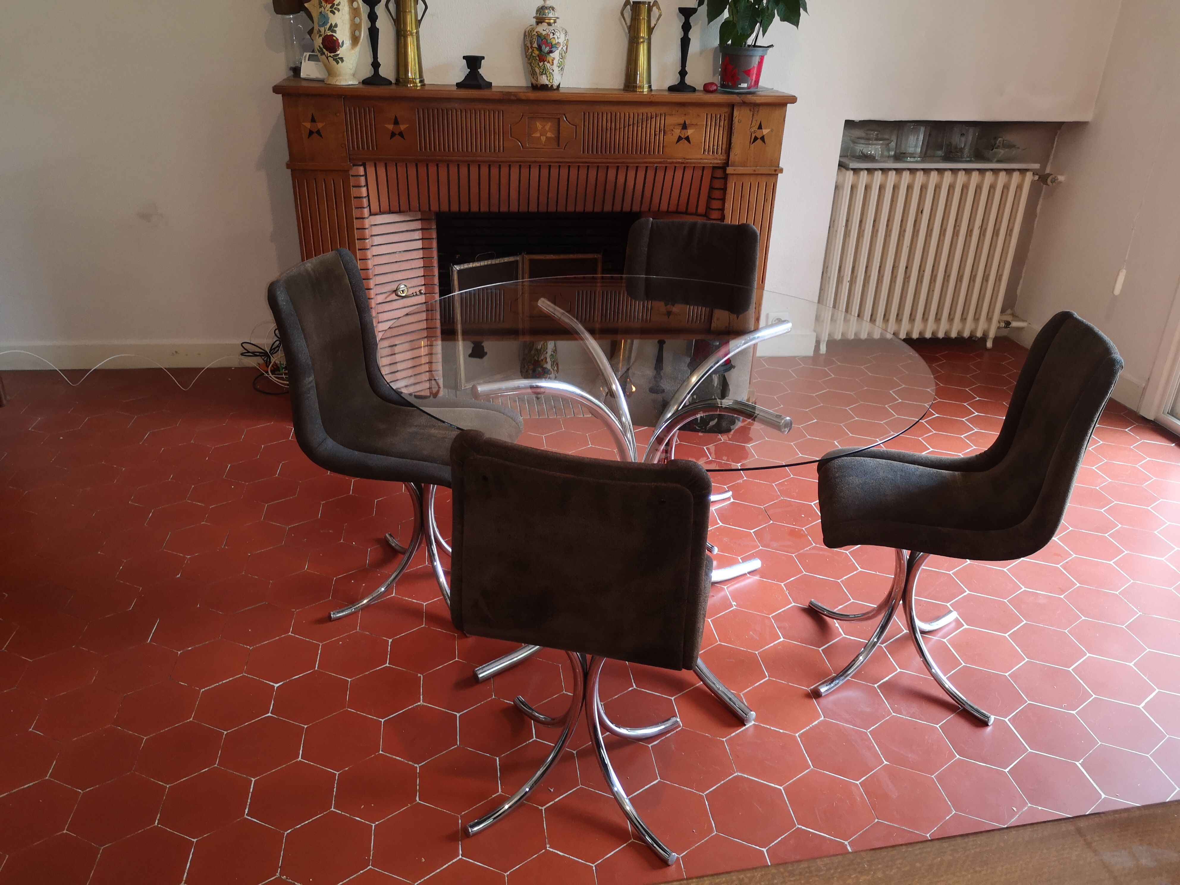 Salle a manger design italien années 70 | Selency