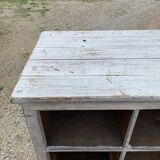 White patinated wooden craft