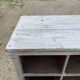 White patinated wooden craft
