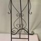 Wrought iron easel / menu holder