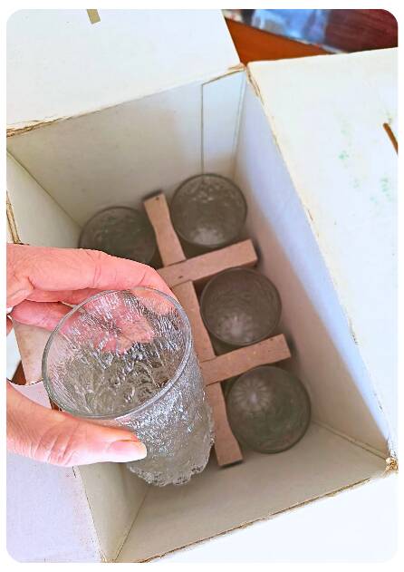 Service à boissons vintage Italien Borgonovo "Nevada" – 7 pièces