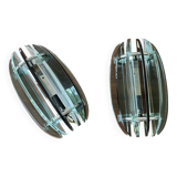 Wall lights with Murano glass slats VECA Italy