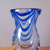 70s crystal vase