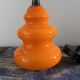 Suspension en opaline orange