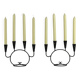 Pair of Candelabras by Nils “Kricke” Wahlström for Ystad-Metall, Sweden, 1950s