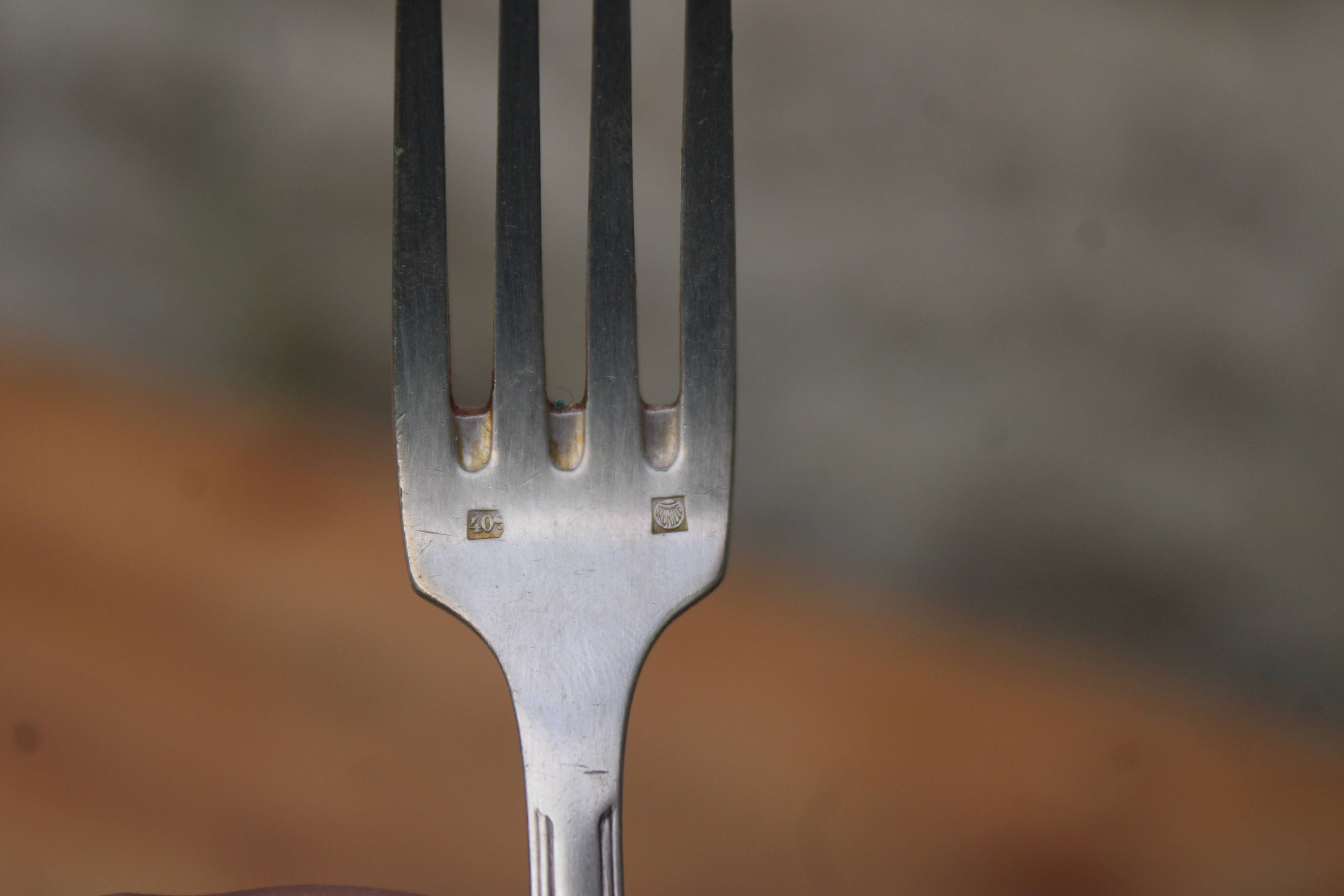 Orbrille Paris silver-plated cutlery set – Spoon and fork