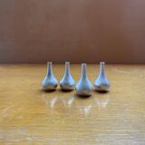 Ensemble de 4 bougeoirs Danks, vintage