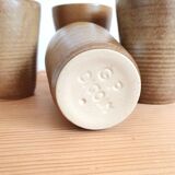Small Digoin stoneware cups