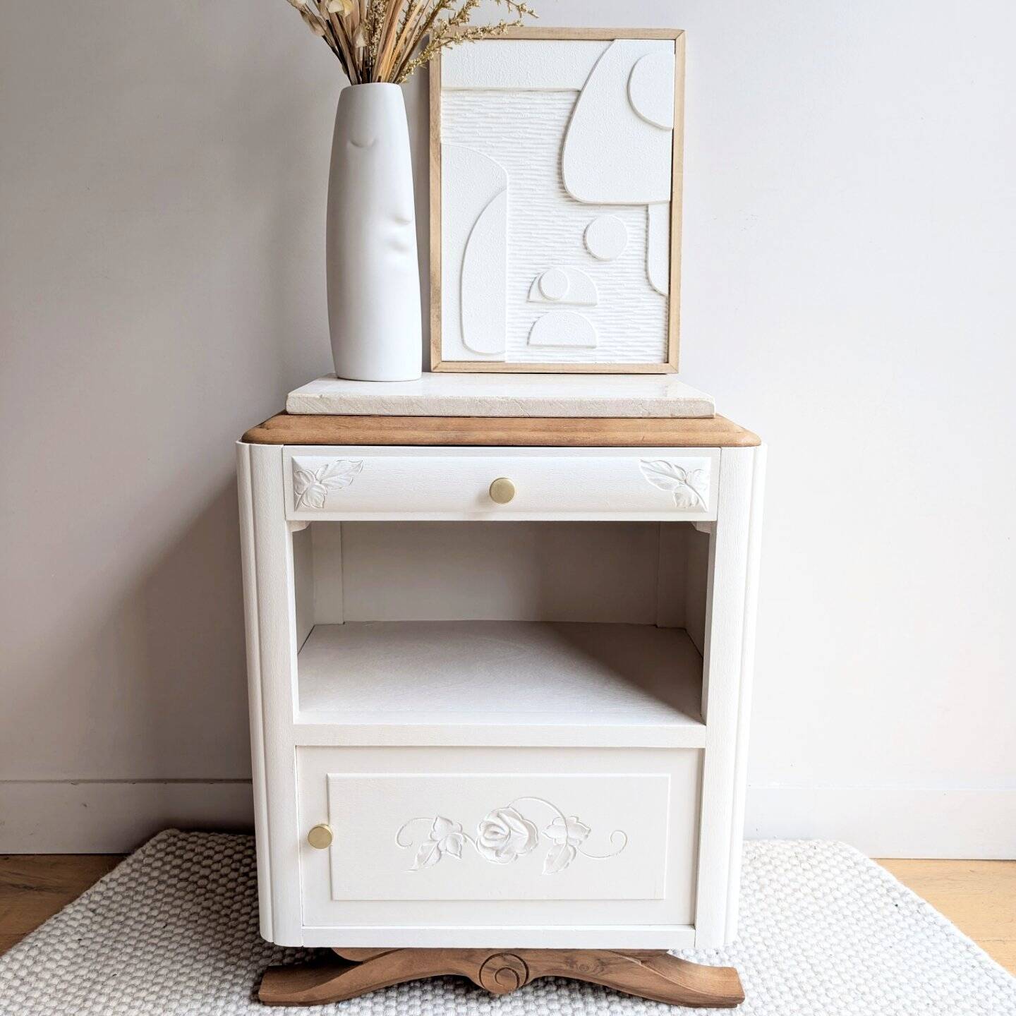 Pair of revisited 1930s bedside tables