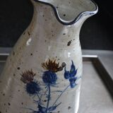 Large pyrite stoneware pitcher attributed to Guy Roland Marcy