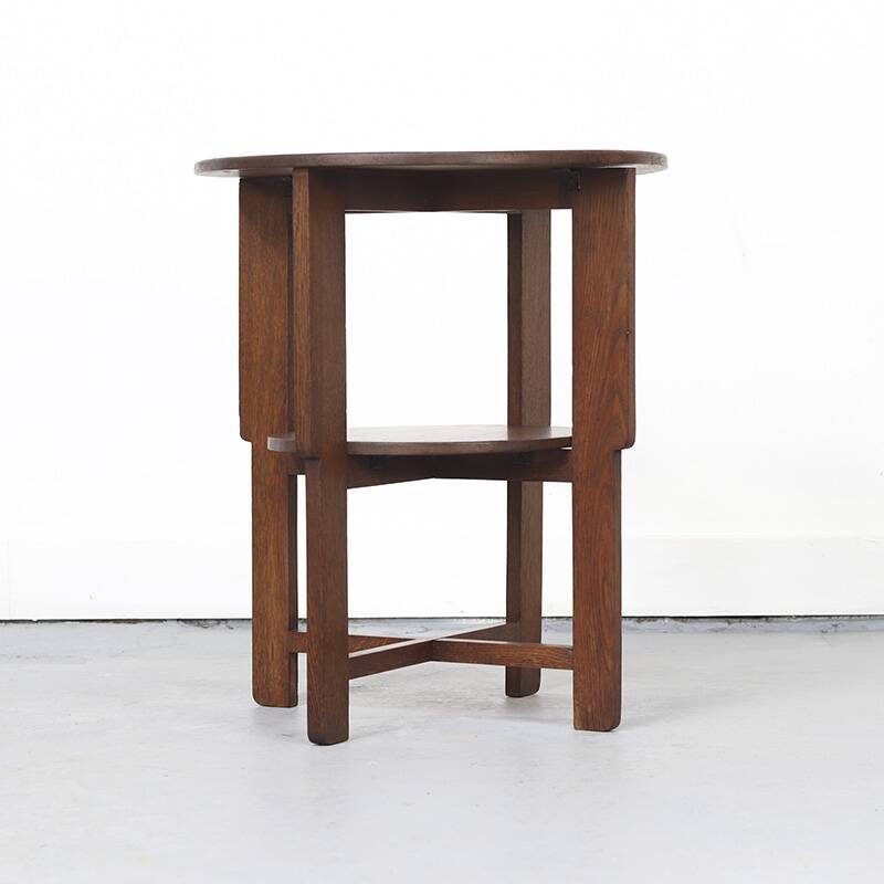 Antique Dutch Art Deco Side Table