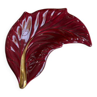 Dull leaf Vallauris red burgundy