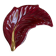 Dull leaf Vallauris red burgundy