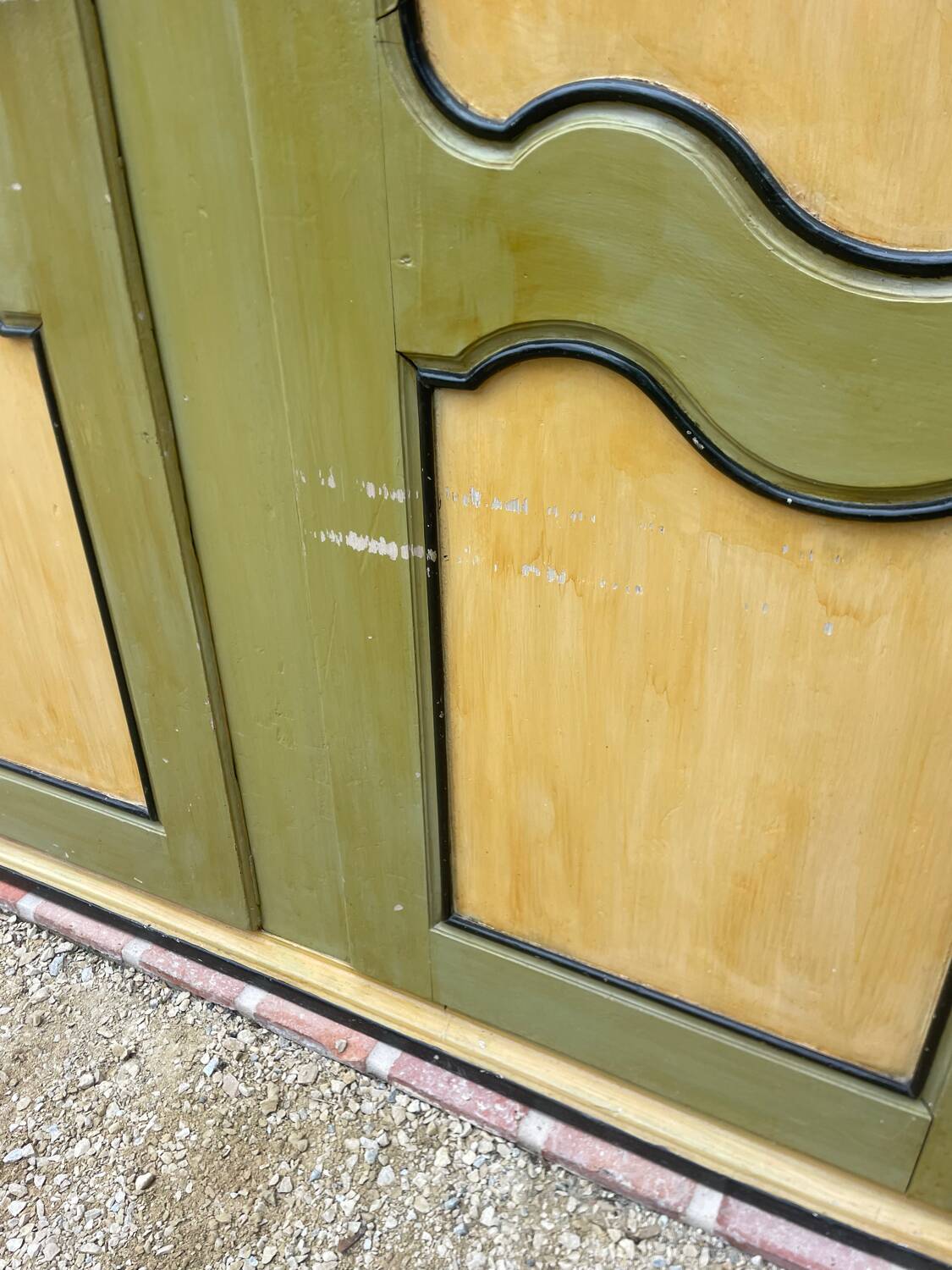 Large antique wardrobe