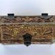 Neoghotic box carved wood inspiration renaissance xx eme polychrome