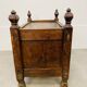 Old oriental wedding chest solid wood primitive design
