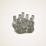 Glass teapot warmer