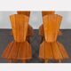 Suite of 6 chairs by Franciszek Aplewicz for LAD, 1960