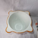 Mortar and pestle in faience