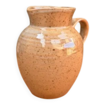 Vintage stoneware pot vase carafe pitcher