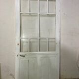Old glass door style canopy white workshop