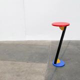 Postmodern wooden plant stand or side table