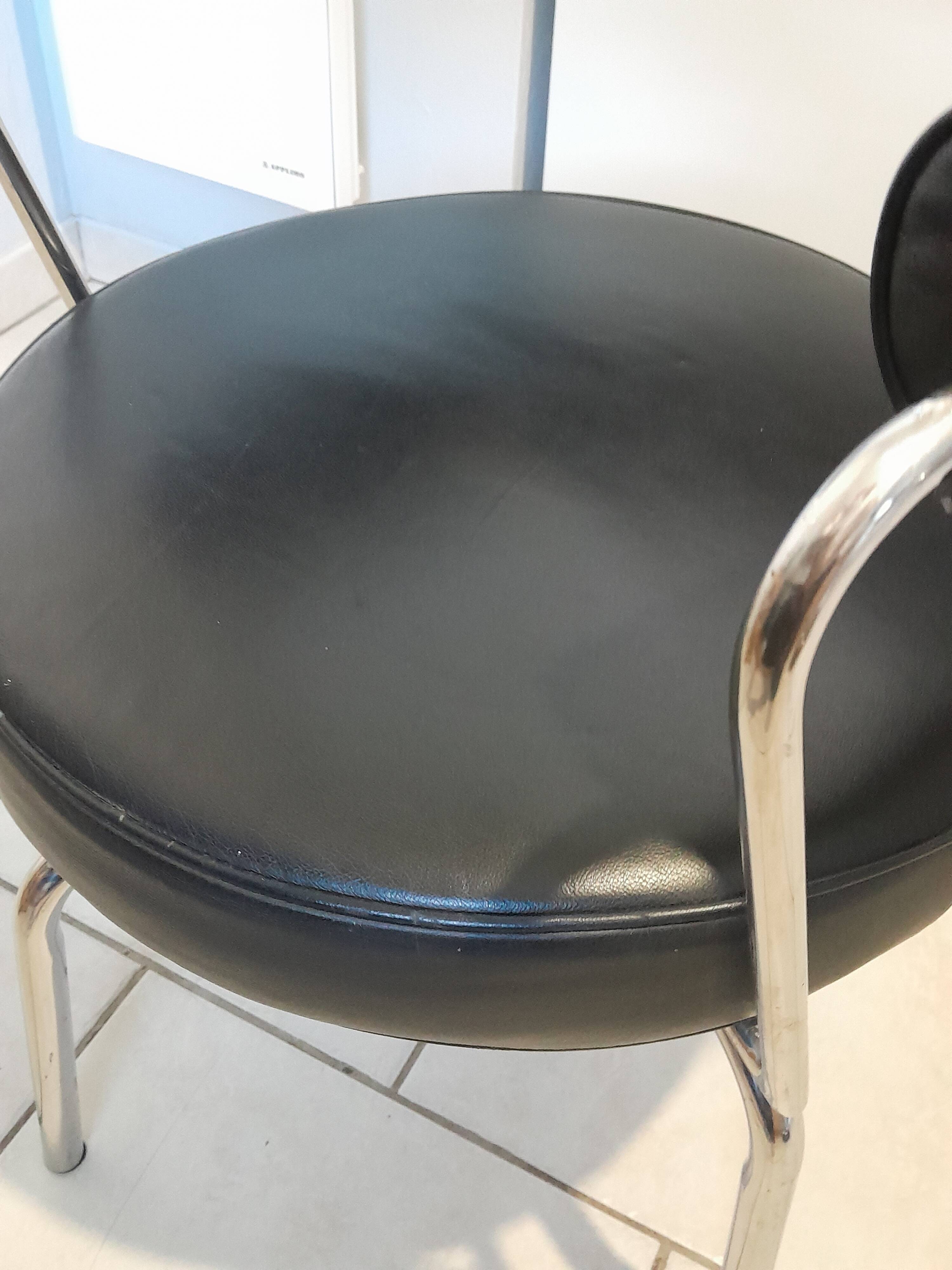 Fauteuil de bureau vintage design pivotant année 70 80