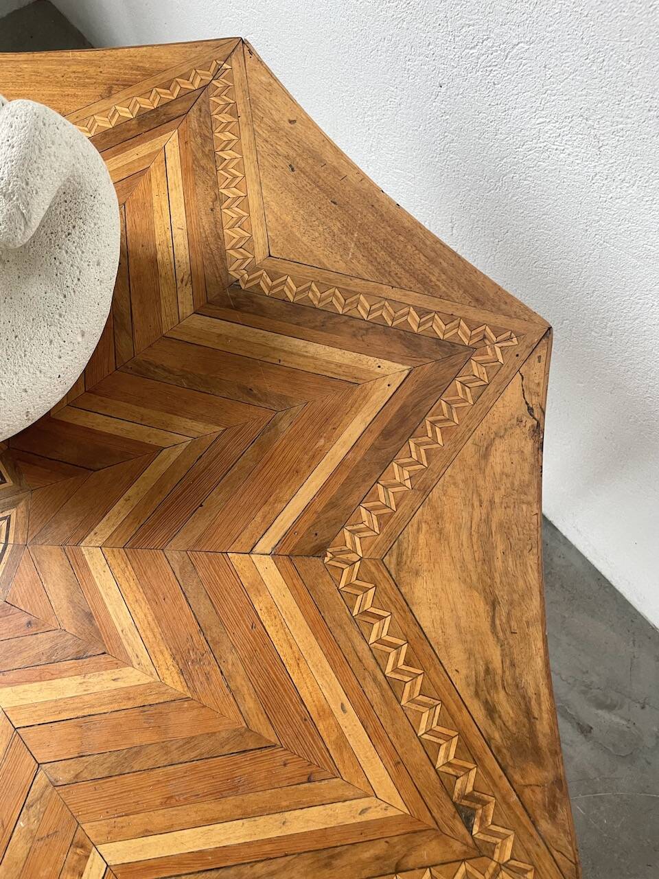 19th century inlaid side table
