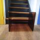 Coffee table / accent piece by Michel Dumas in smoked plexiglass – year
