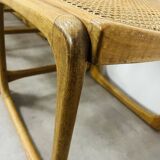 6 Baumann Bémol sled chairs in cane