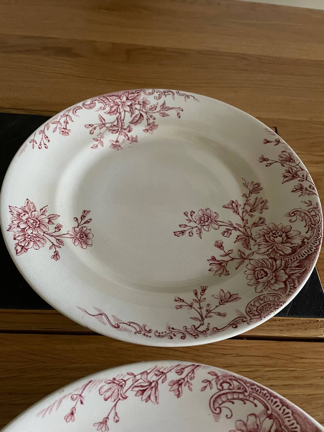 Set of two Terre de fer compote bowls, Althea model