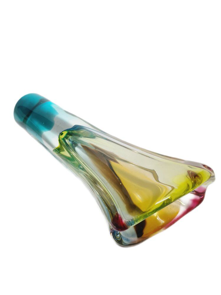Vase by J. Hospodka for Chribska Glassworks, Czechoslovakia, 1960s