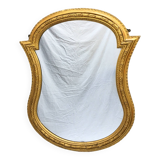 C19th large gilt mirror