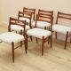 Set of six teak chairs, Danish design, 1960s, made in Denmark