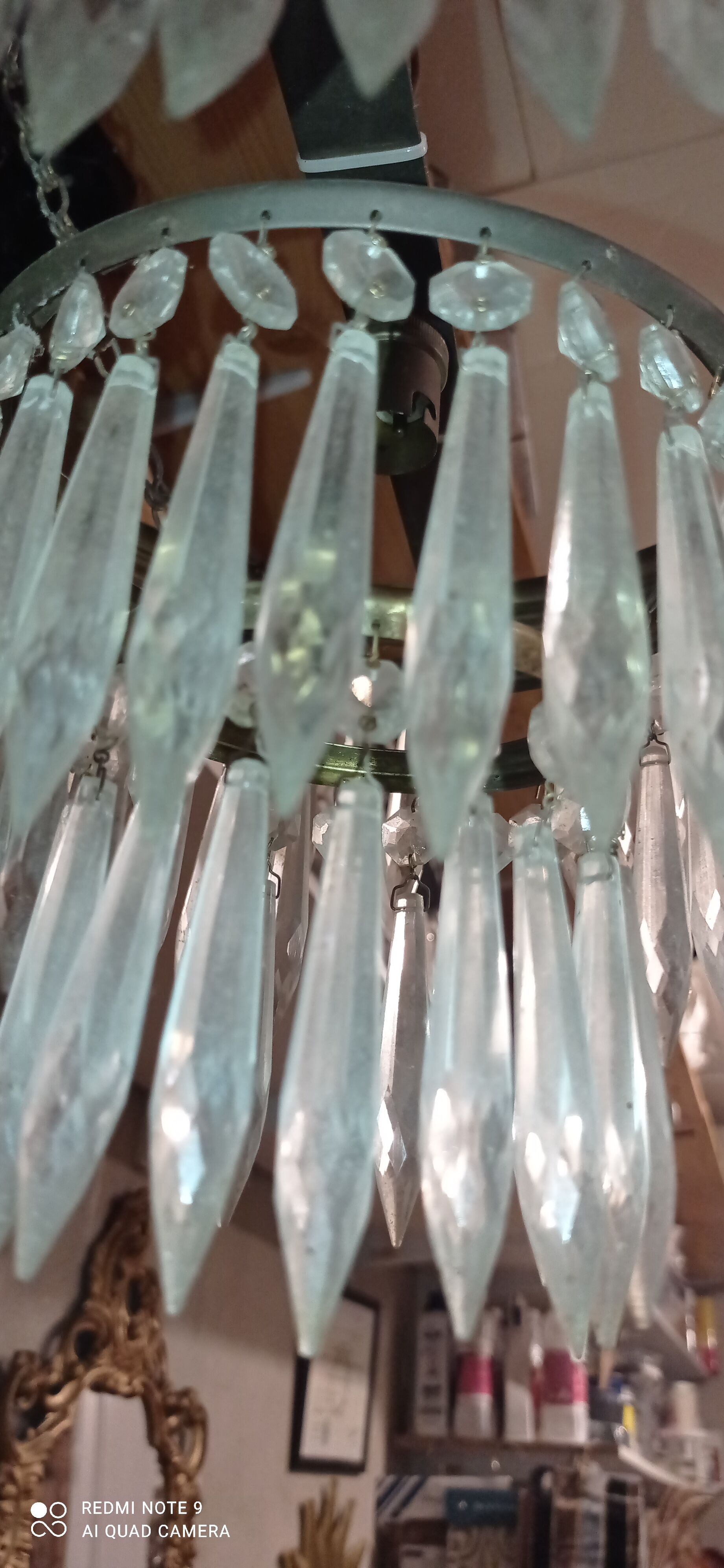 Old tassel chandelier