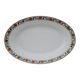 Large oval Art Deco platter MLV France 1930s