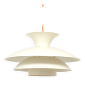White Scandinavian lamp, Denmark 1970s