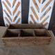 Old wooden tool box
