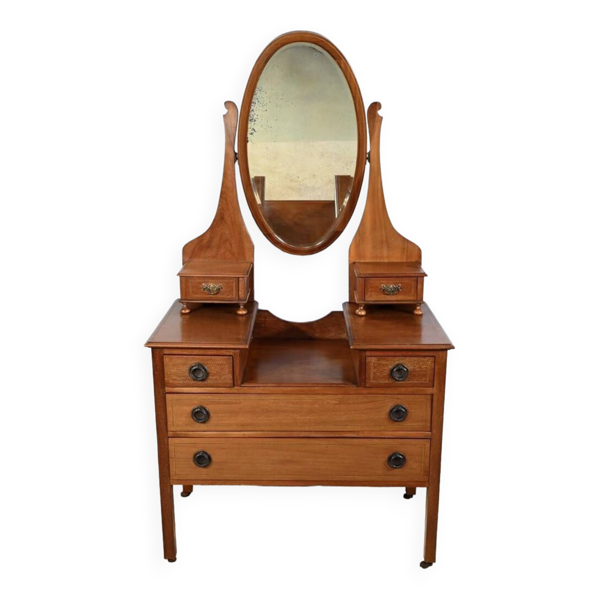 Petite coiffeuse anglaise en acajou – 1920