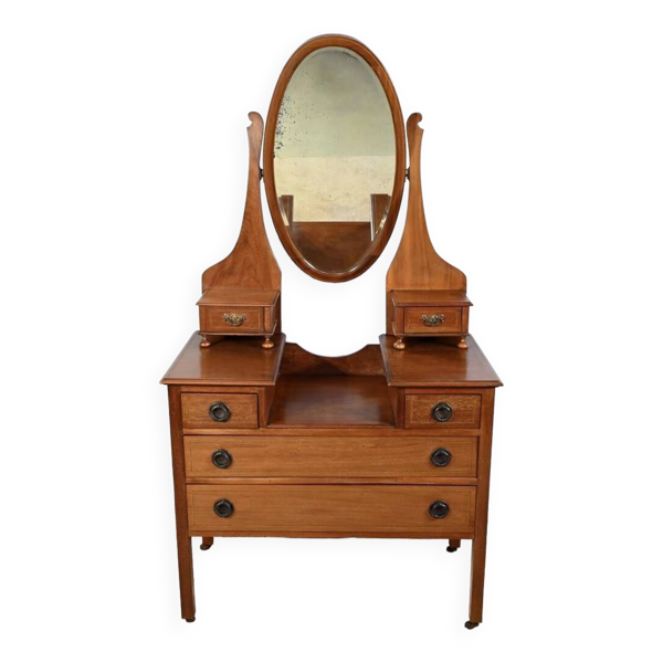 Petite coiffeuse anglaise en acajou – 1920