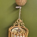 Lampe en rotin