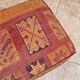 Handmade Berber Kilim pouf, floor cushion
