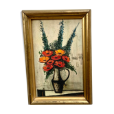 Huile sur toile buffet