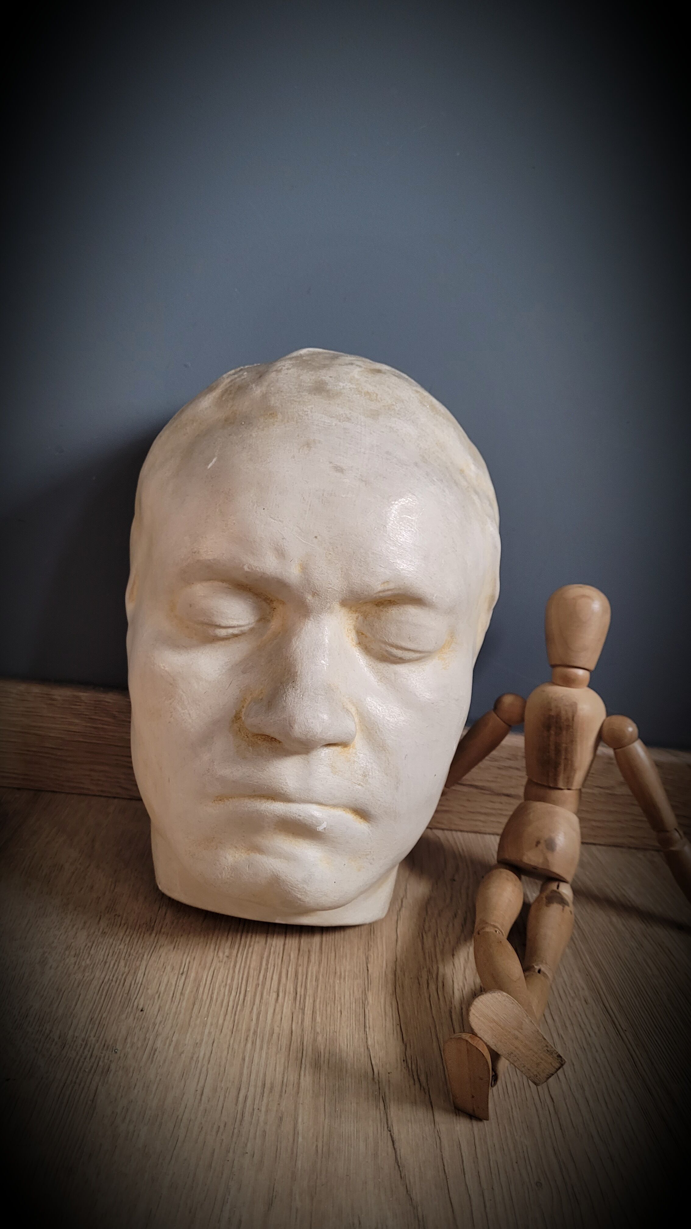 Vintage Ludwig van Beethoven plaster mask