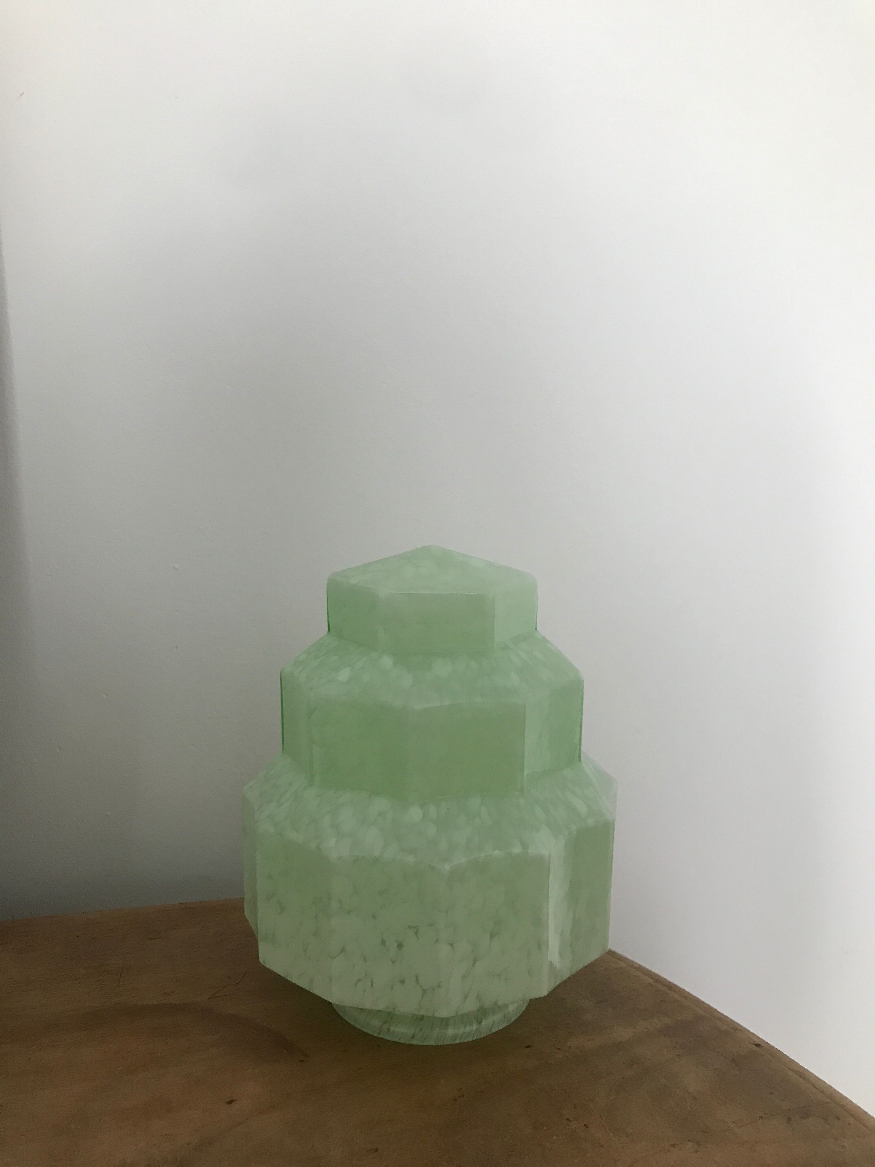 Speckled glass globe