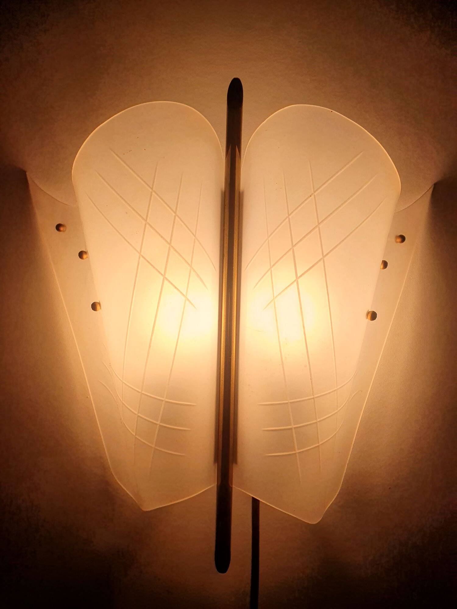 Pair of 50s Rockabilly Butterfly Wall Lights