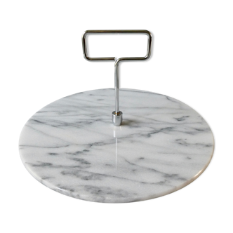 Grey veined white marble cheese platter