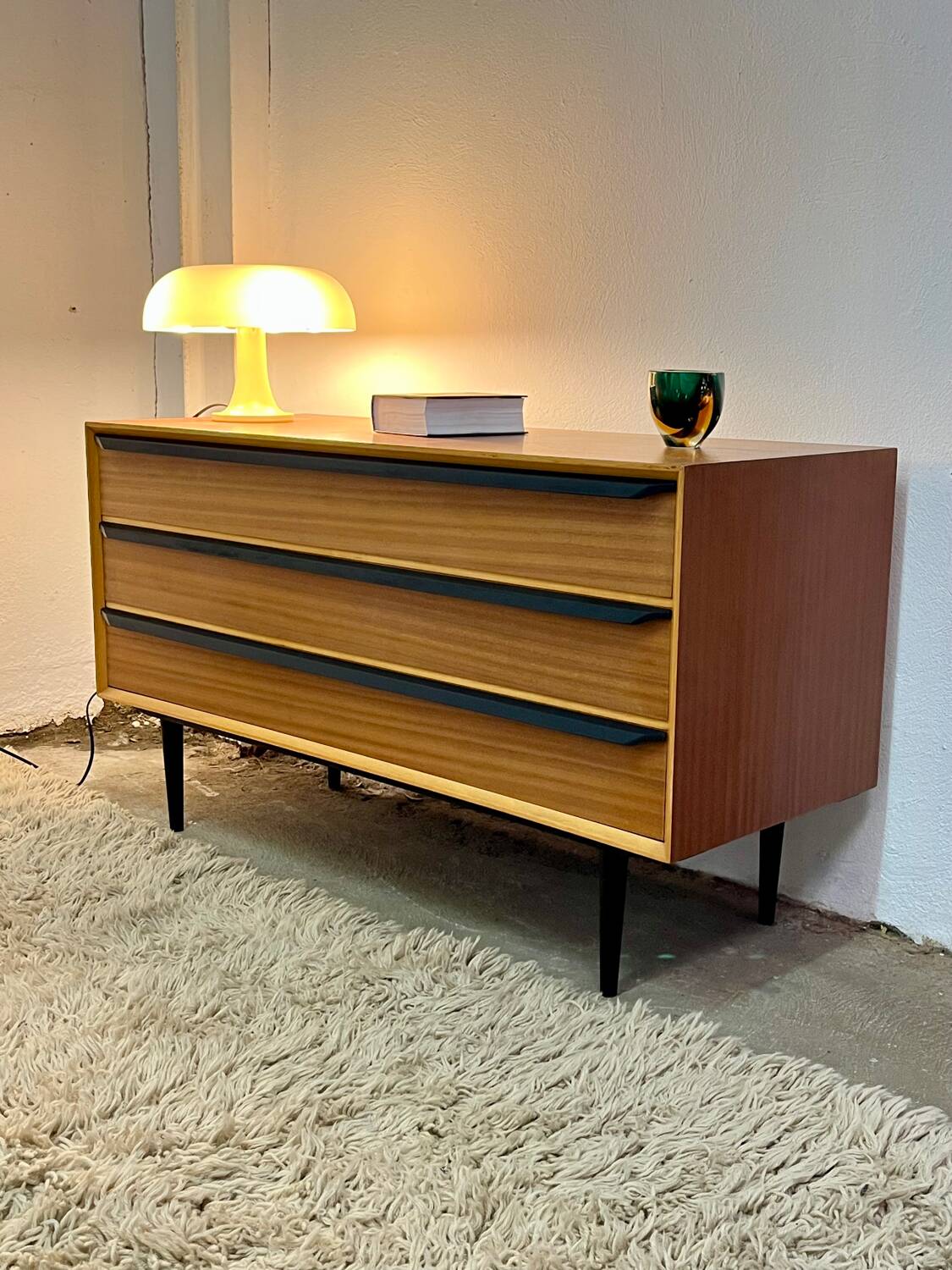 Vintage Scandinavian style chest of drawers
